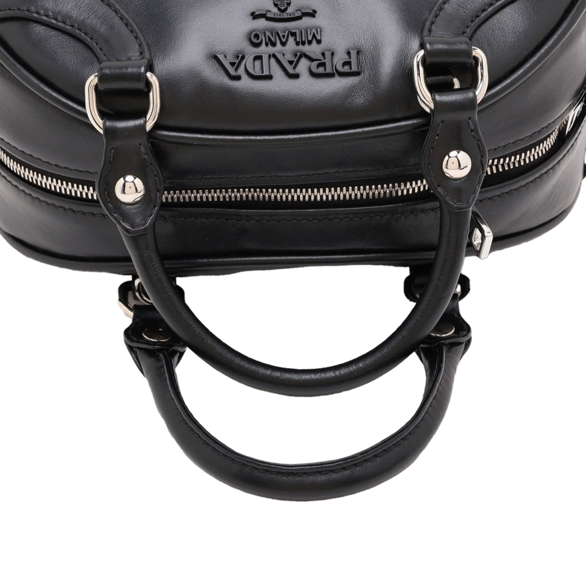 Prada Vitello Drive Bowling Bag