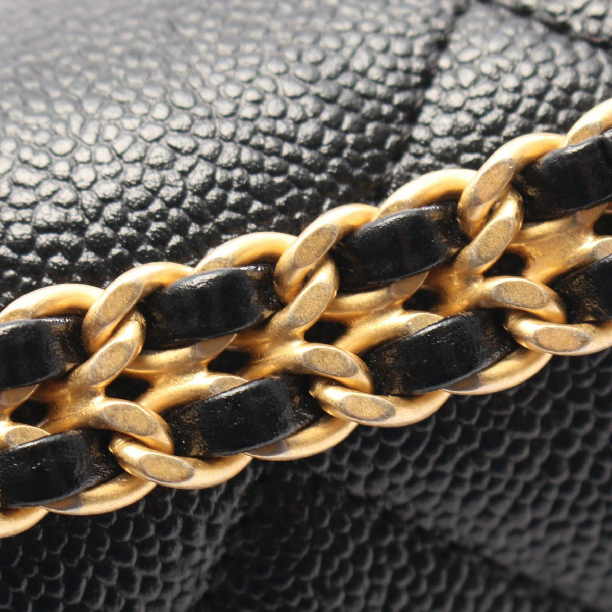 Chanel CC Quilted Caviar Chain Melody Backpack