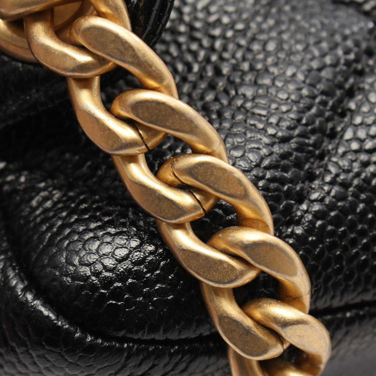 Chanel CC Quilted Caviar Chain Melody Backpack