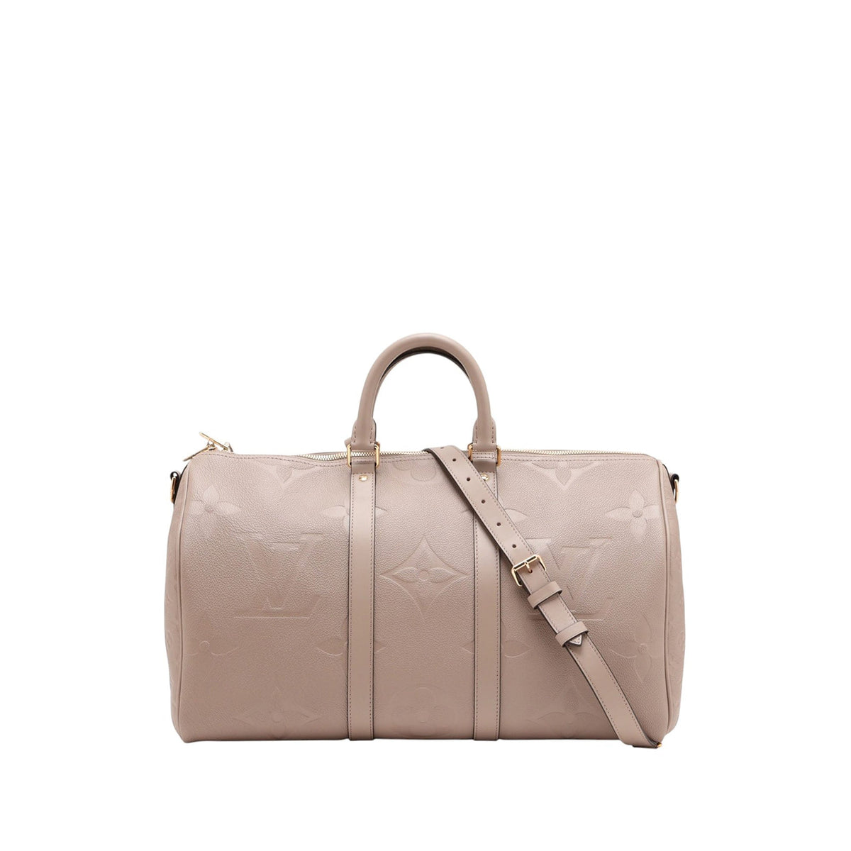 Louis Vuitton Monogram Empreinte Giant Keepall Bandouliere 45