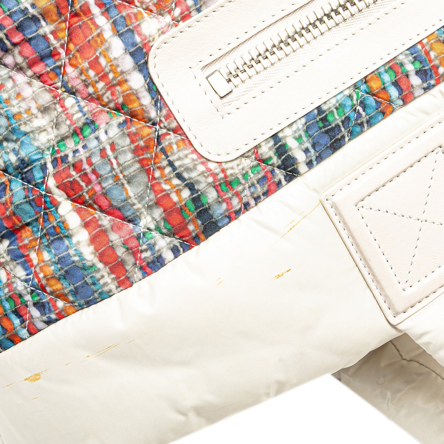 Chanel Nylon Tweed Printed Coco Cocoon Tote