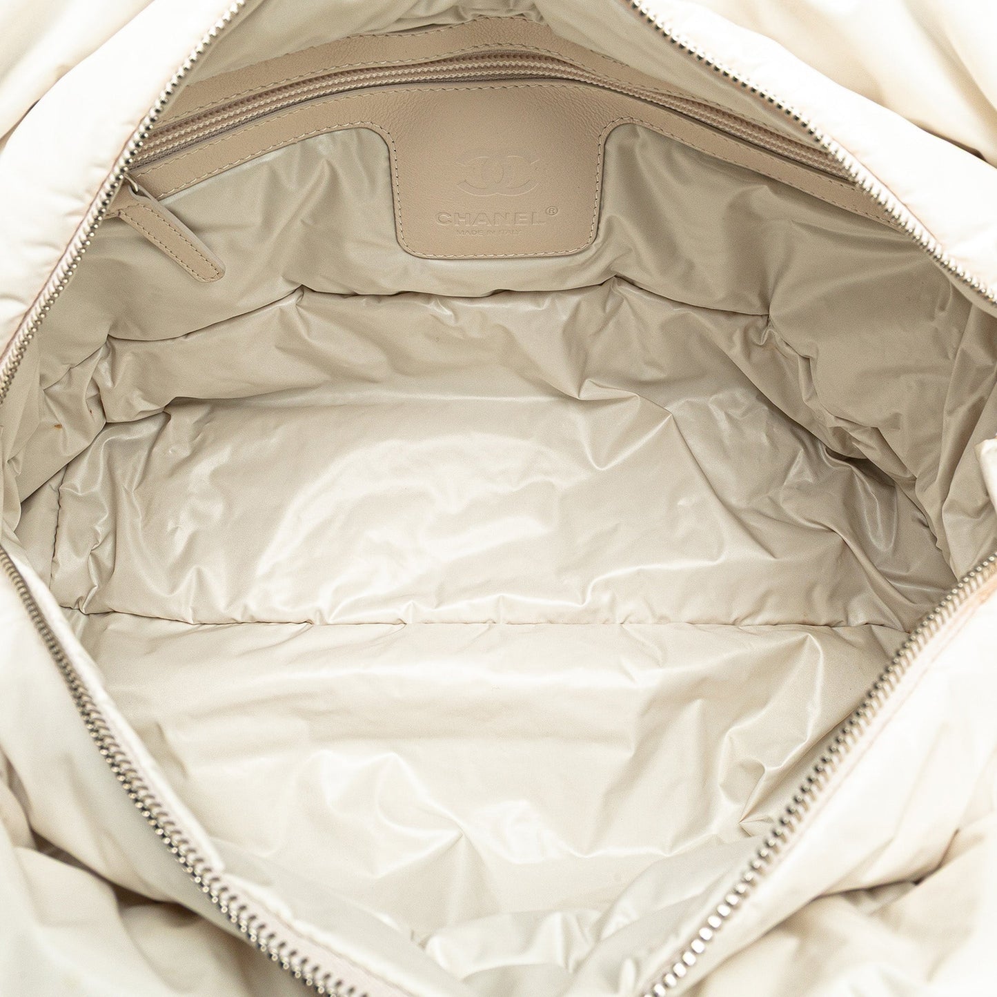 Chanel Nylon Tweed Printed Coco Cocoon Tote