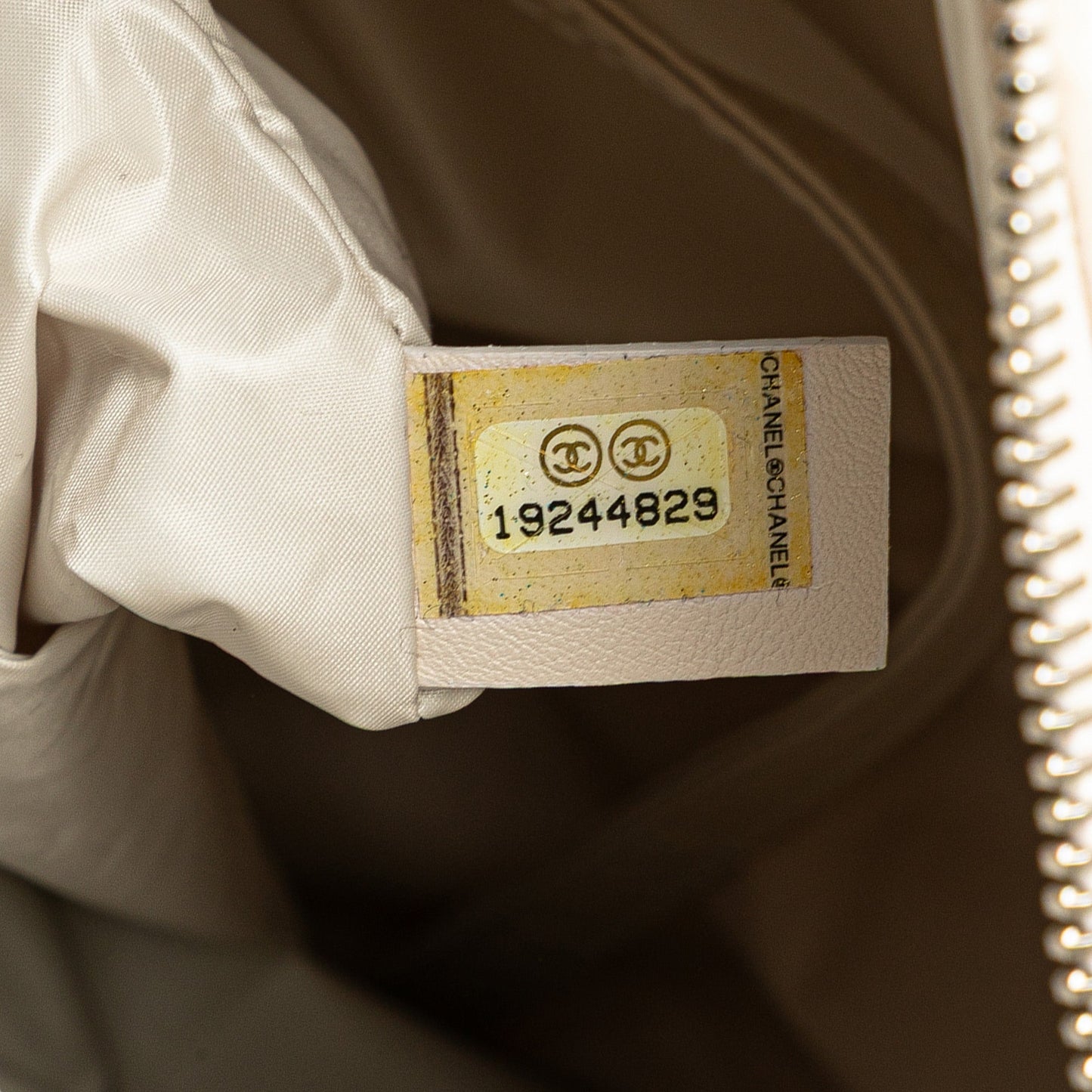 Chanel Nylon Tweed Printed Coco Cocoon Tote