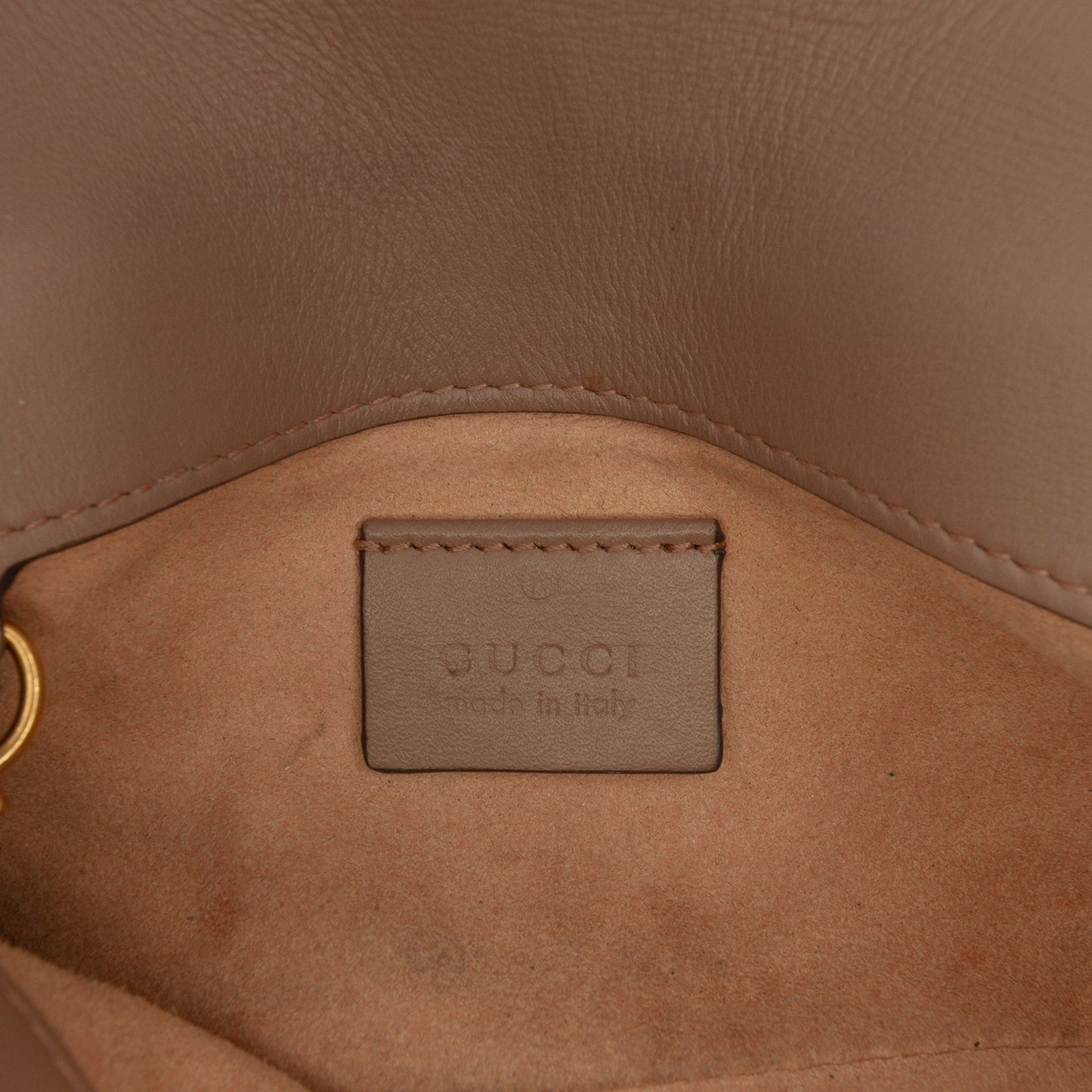 Gucci Mini GG Marmont Matelasse Calfskin Flap Crossbody