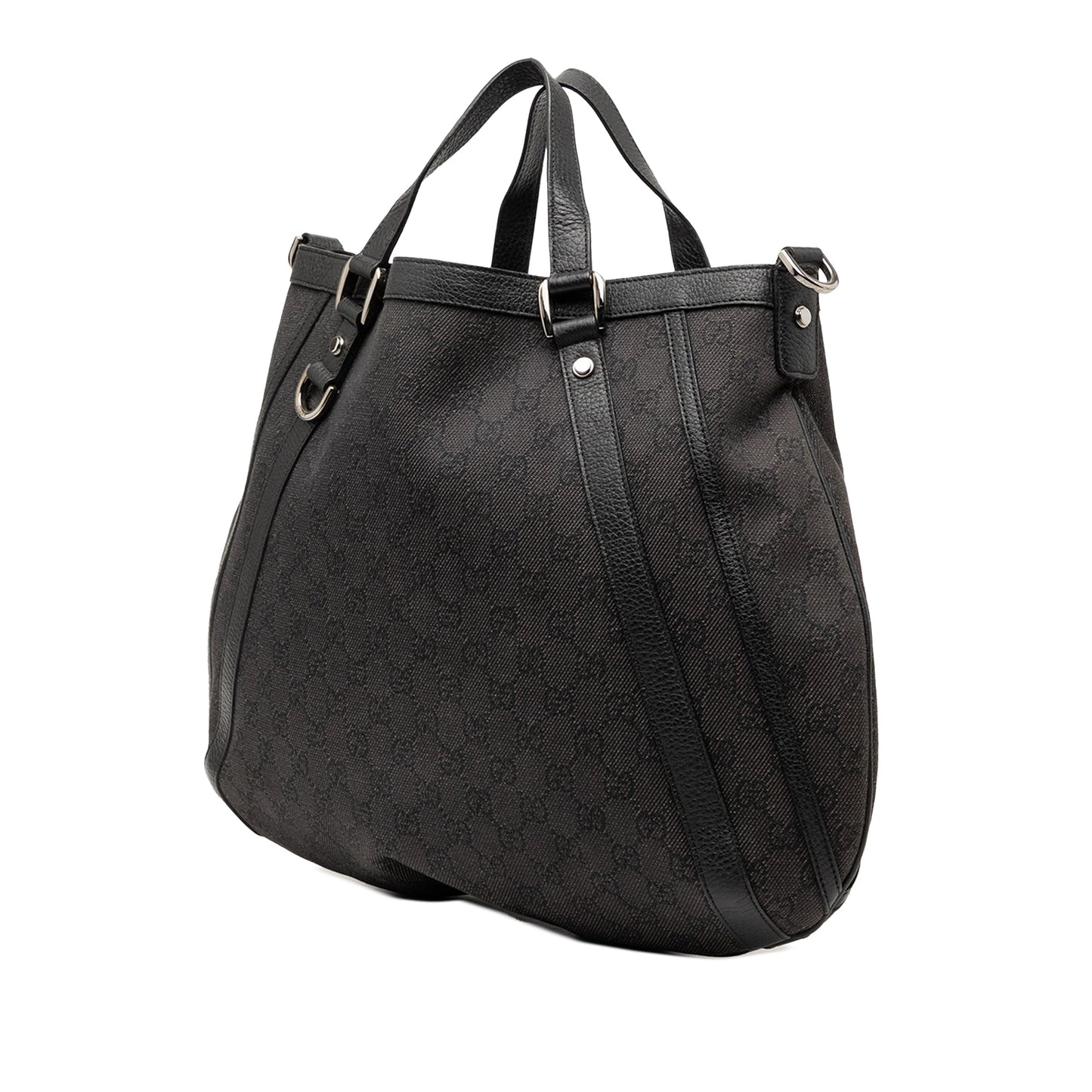 Gucci GG Denim Abbey D Ring Convertible Tote