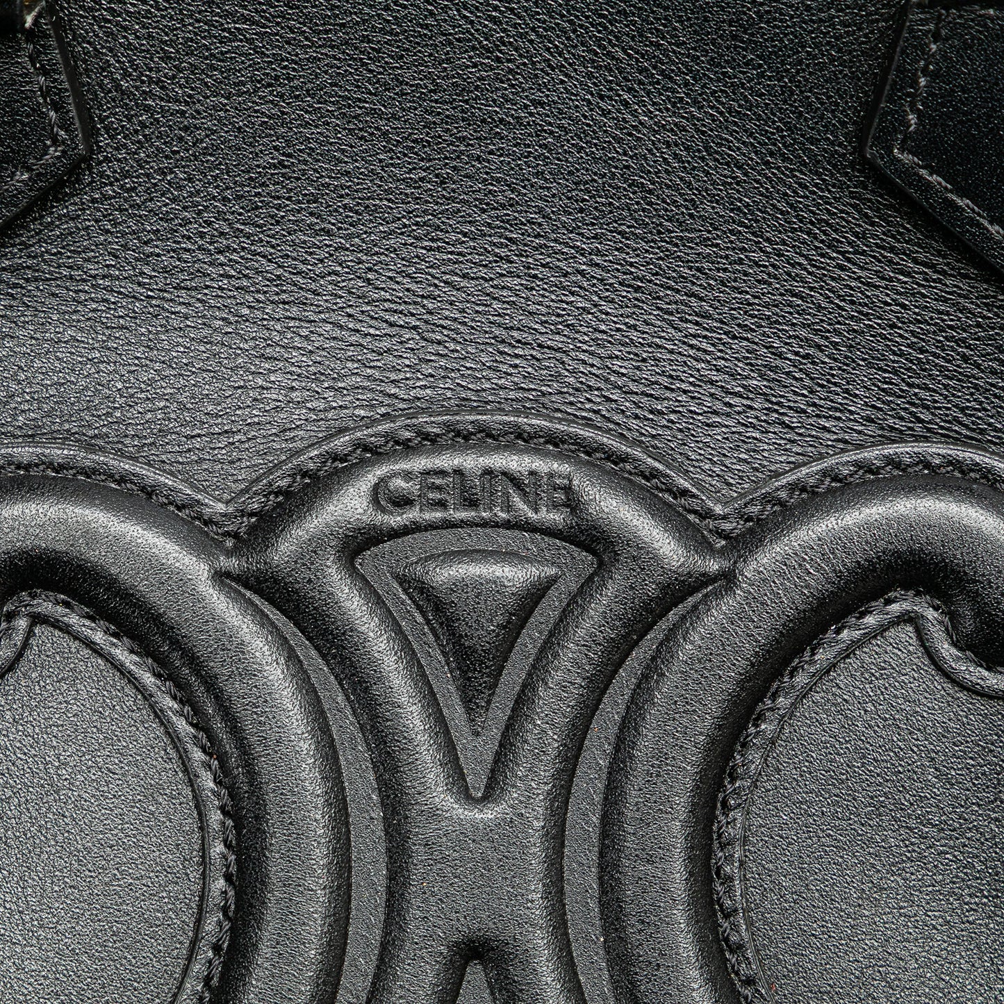 Celine Smooth Calfskin Cuir Triomphe Satchel