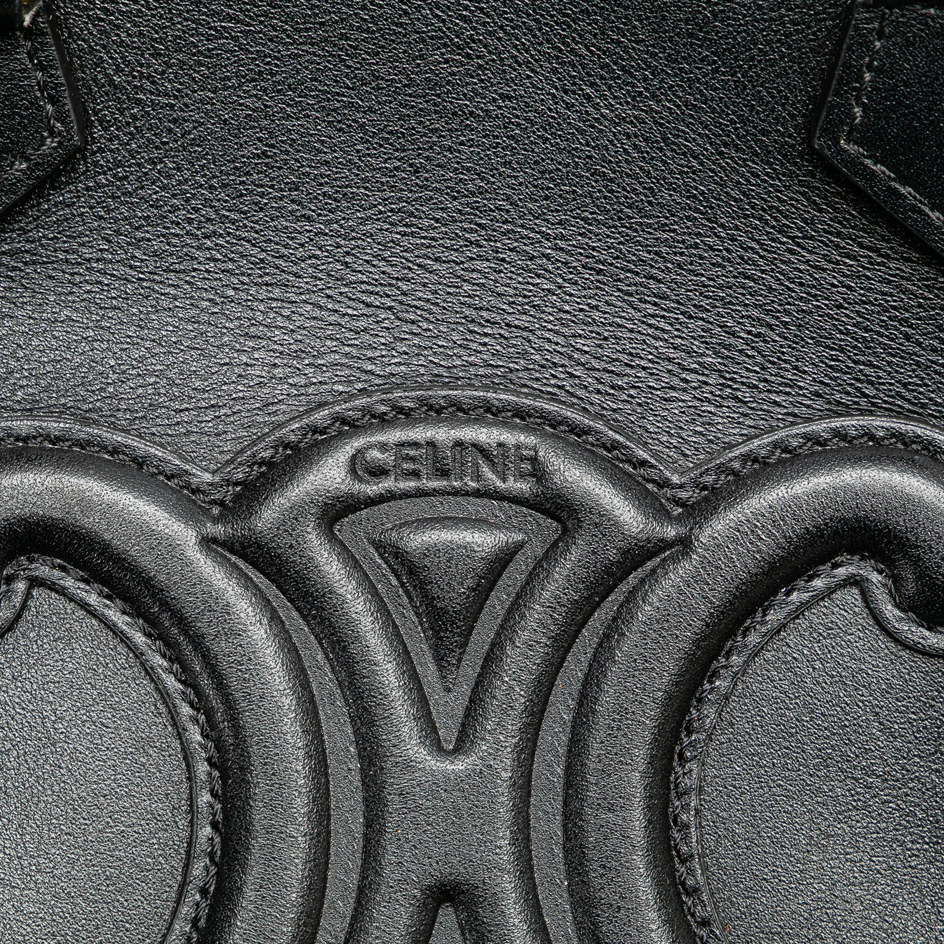 Celine Smooth Calfskin Cuir Triomphe Satchel