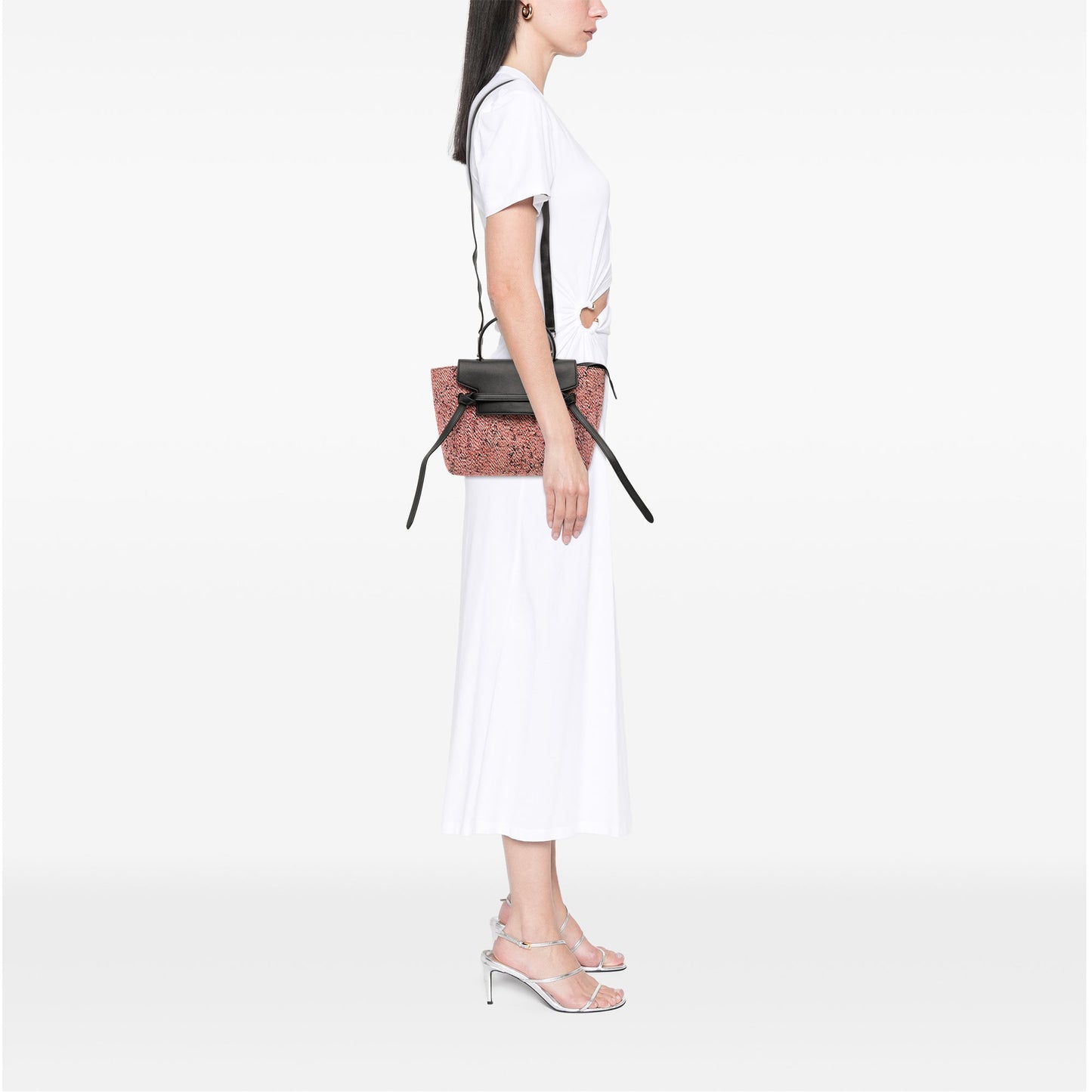 Celine Micro Tweed Belt Satchel