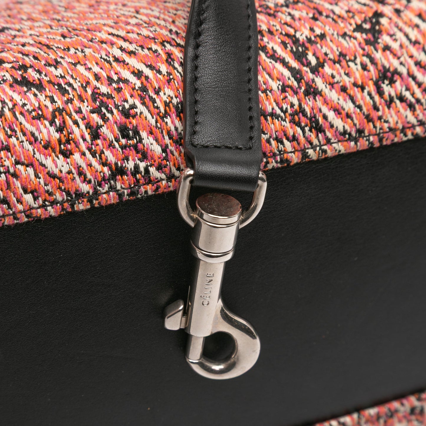 Celine Micro Tweed Belt Satchel