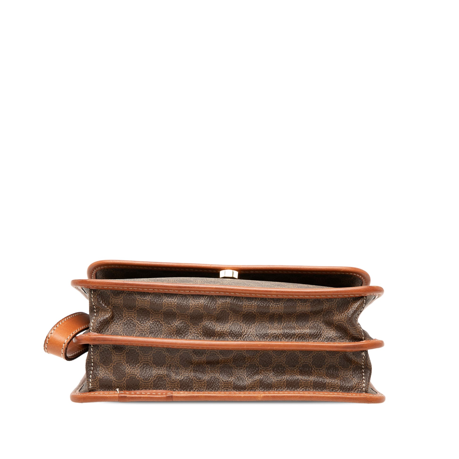 Celine Macadam Coated Canvas Clutch