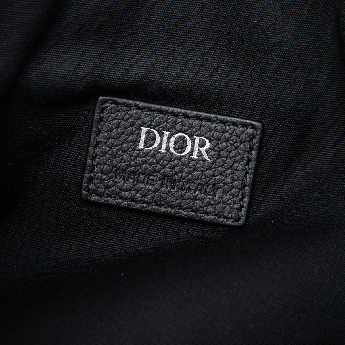 Dior Oblique Canvas Saddle Crossbody — Blue