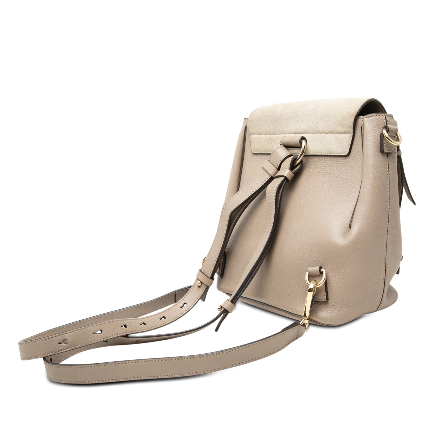 Chloé Small Calfskin and Suede Faye Backpack