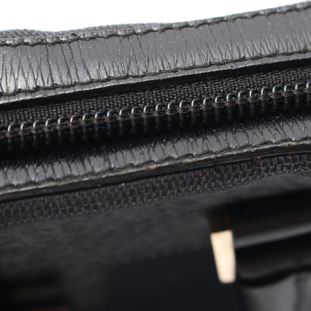 Gucci Canvas Shoulder Bag — Black