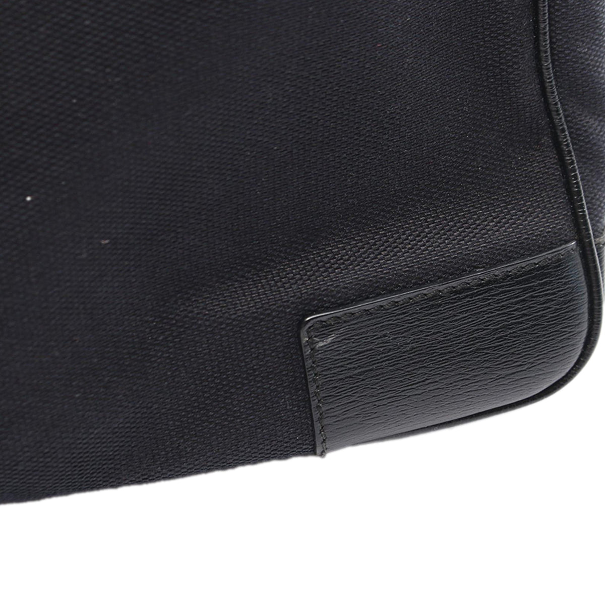 Gucci Canvas Shoulder Bag — Black