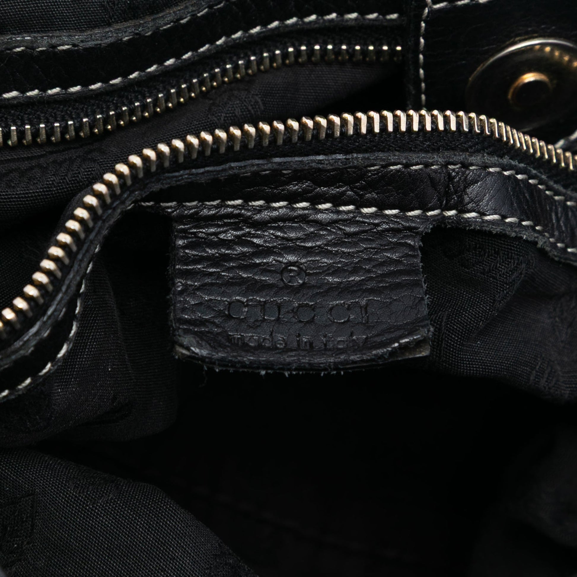 Gucci Diamante Canvas Crest Satchel