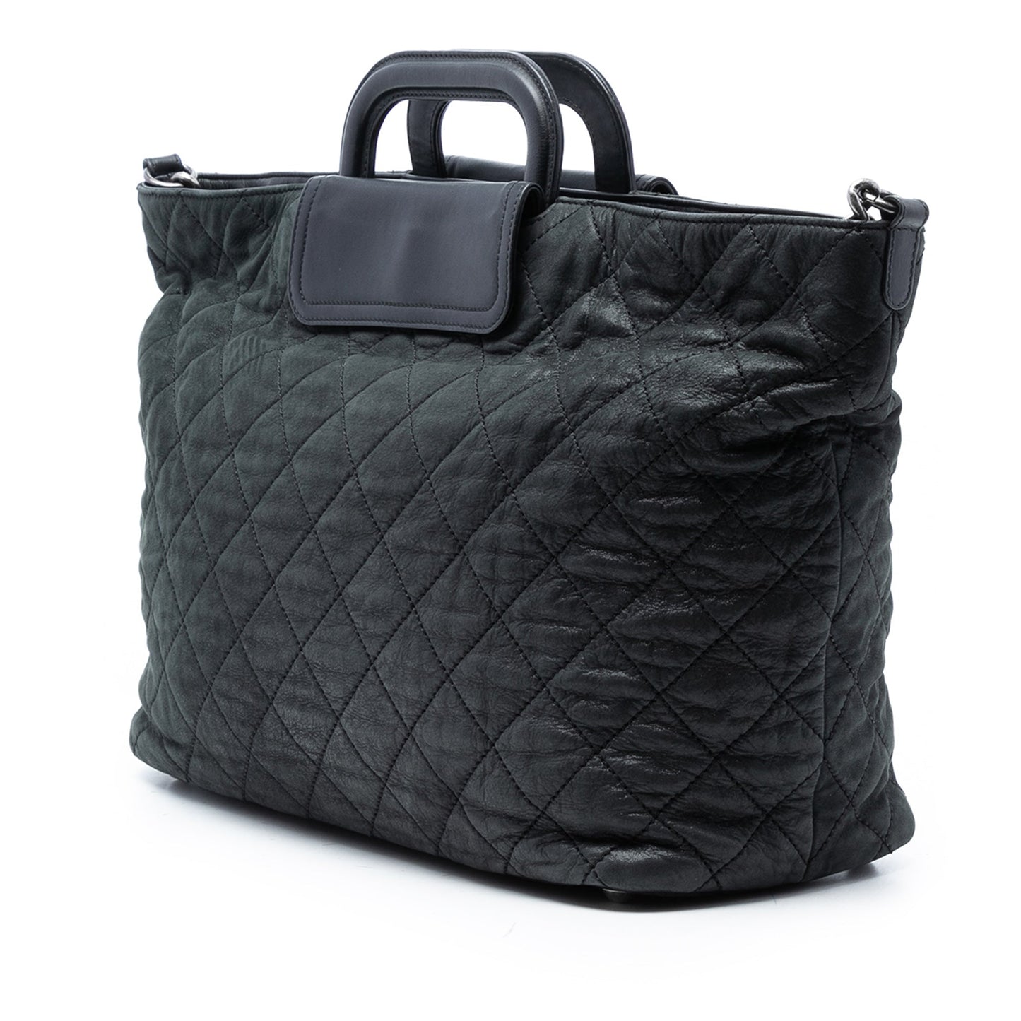 Chanel Large Iridescent Quilted Calfskin In The Mix Shopping Tote