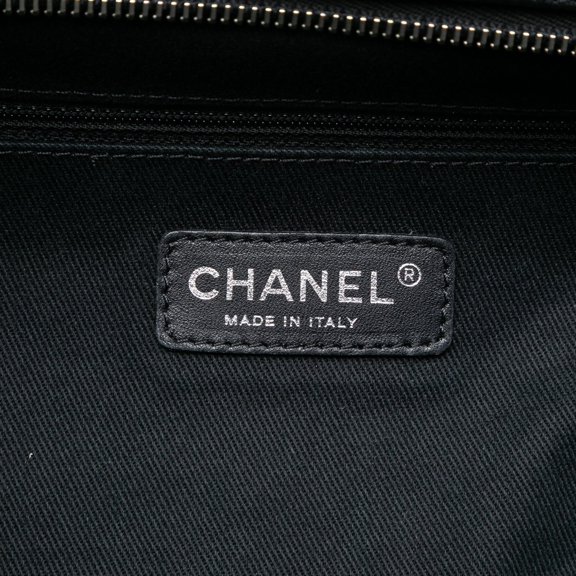 Chanel Large Iridescent Quilted Calfskin In The Mix Shopping Tote