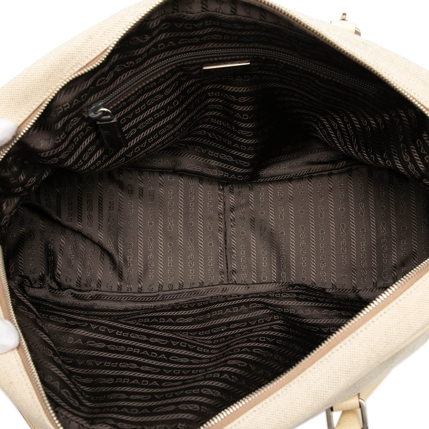 Prada Canvas Shoulder Bag