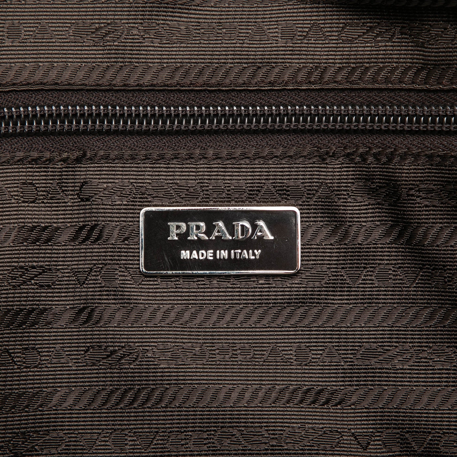 Prada Canvas Shoulder Bag
