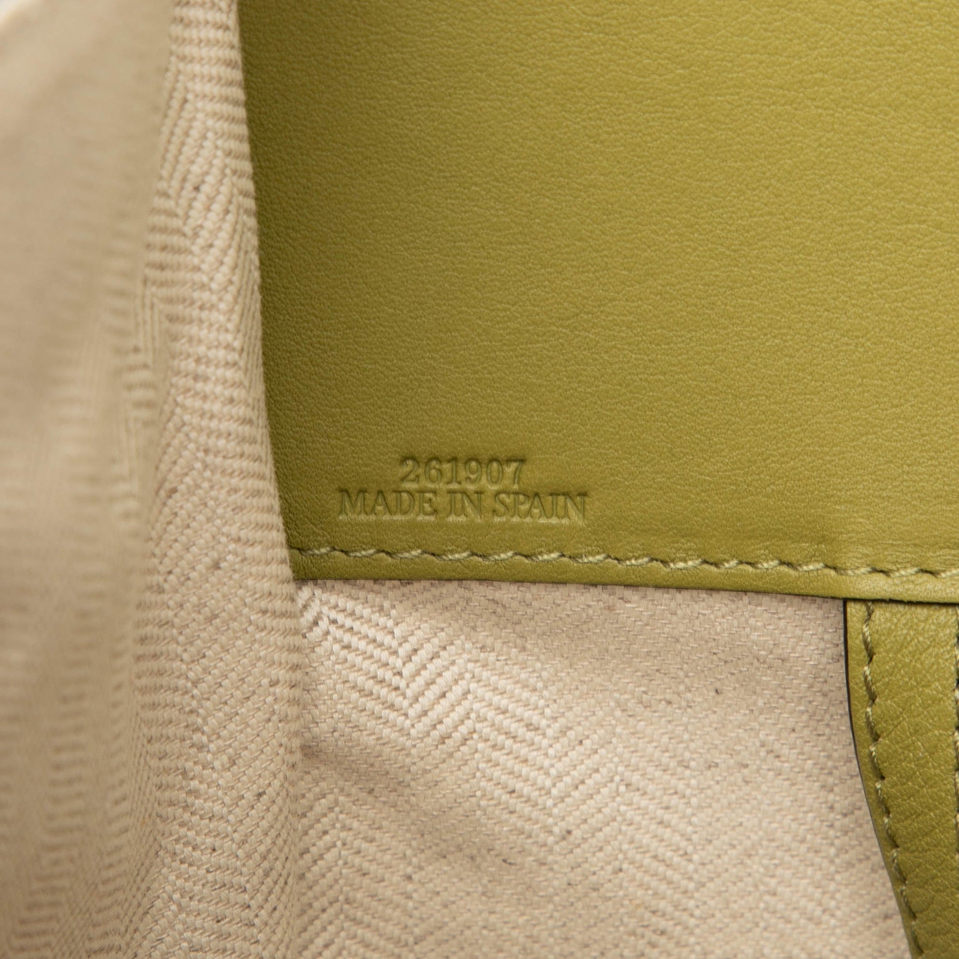 LOEWE Small Multicolor Leather Hammock Satchel