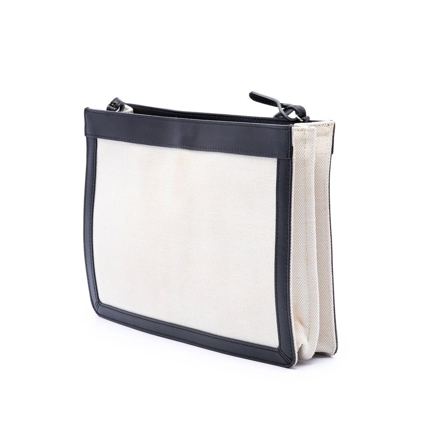 Balenciaga Canvas Navy Pochette M Crossbody