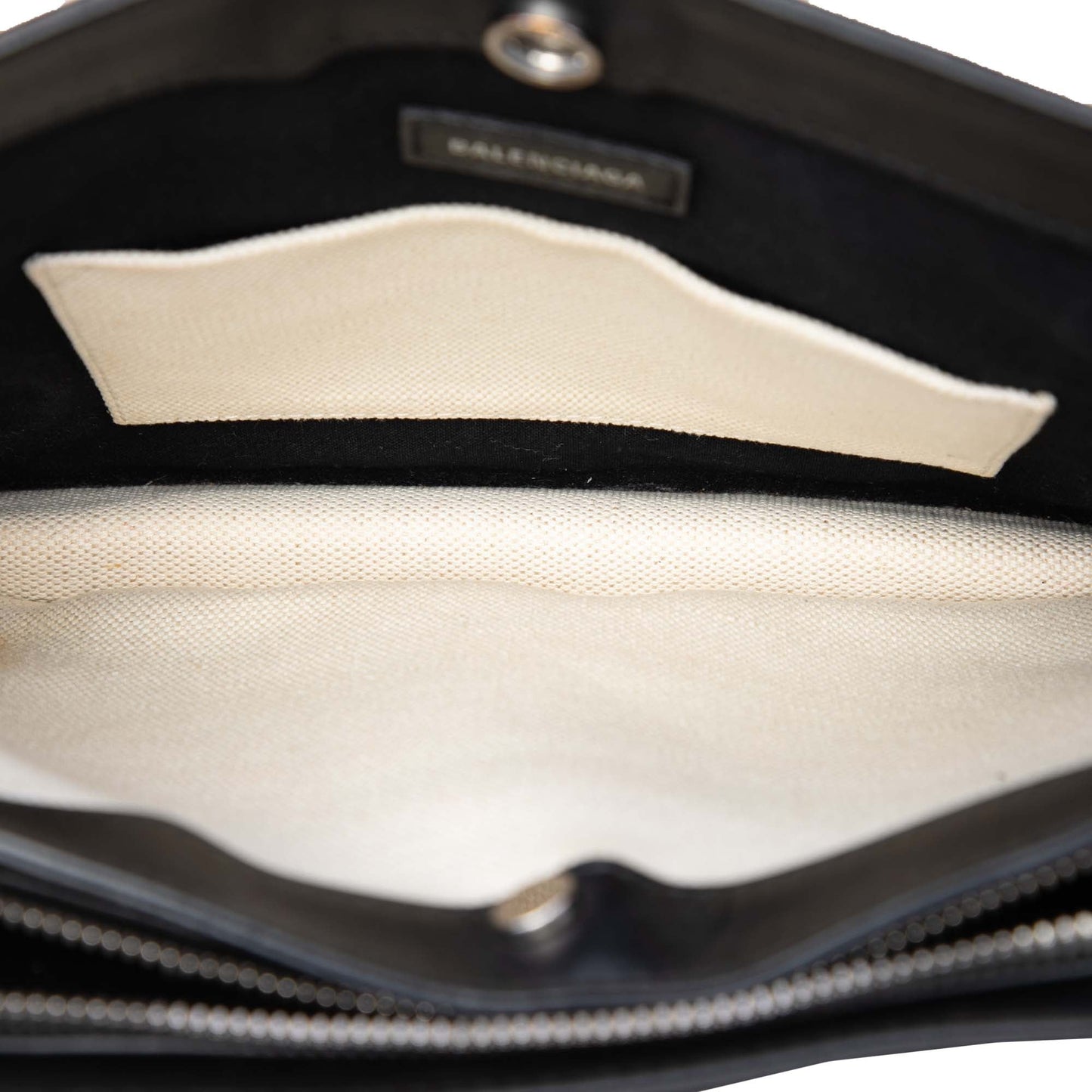Balenciaga Canvas Navy Pochette M Crossbody