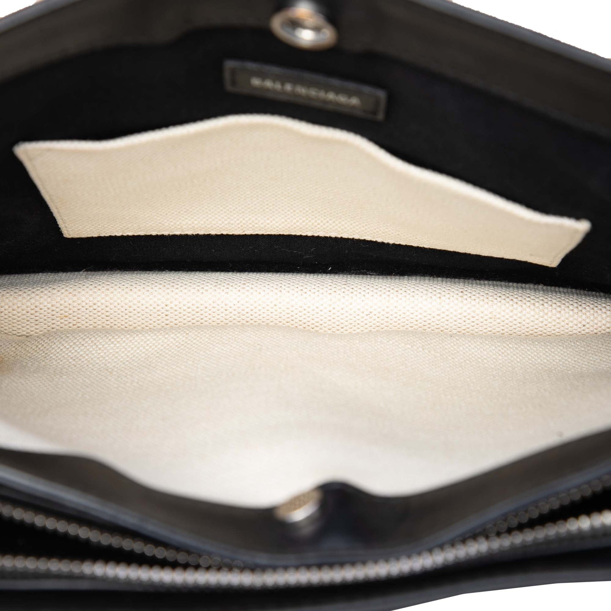 Balenciaga Canvas Navy Pochette M Crossbody