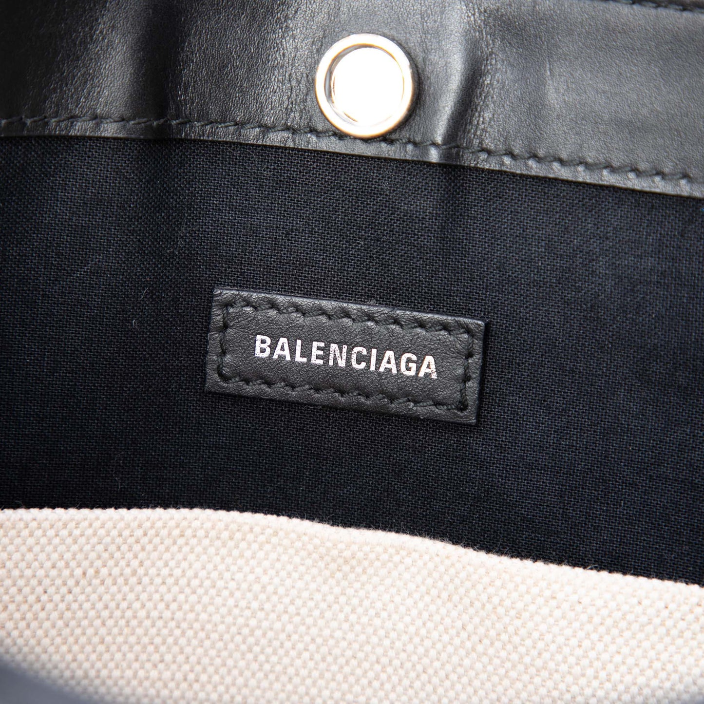 Balenciaga Canvas Navy Pochette M Crossbody