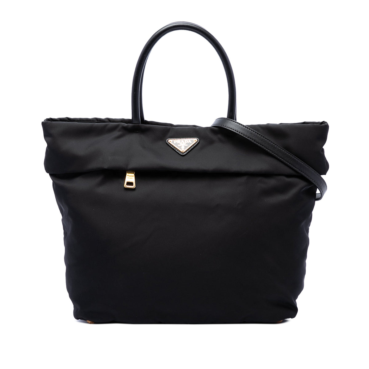 Prada Tessuto Satchel — Black