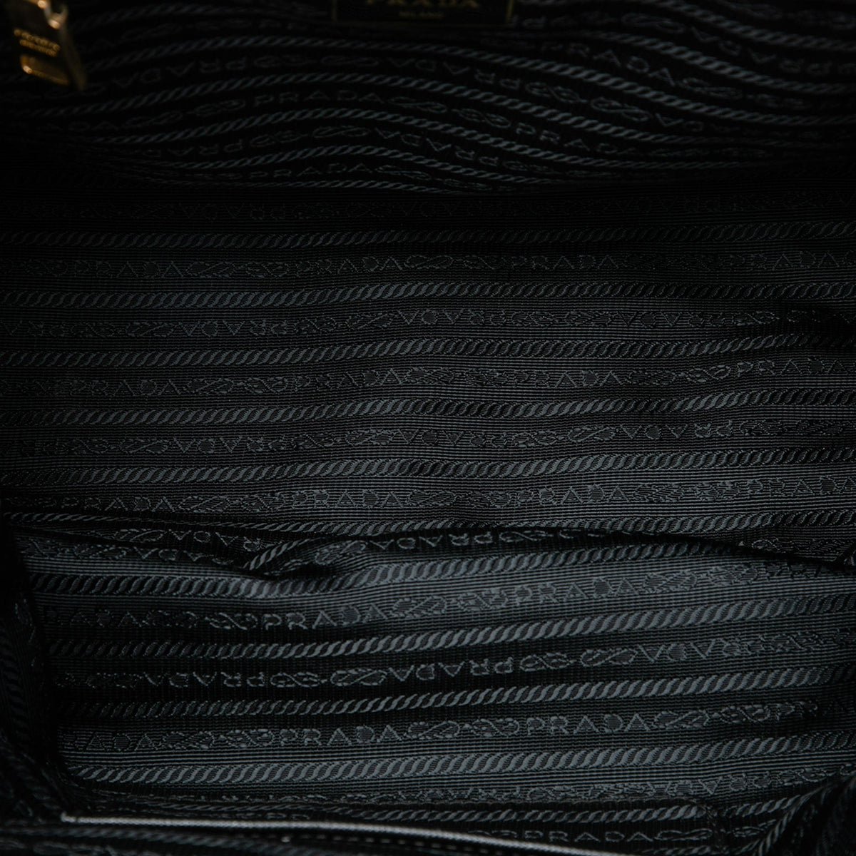Prada Tessuto Satchel — Black