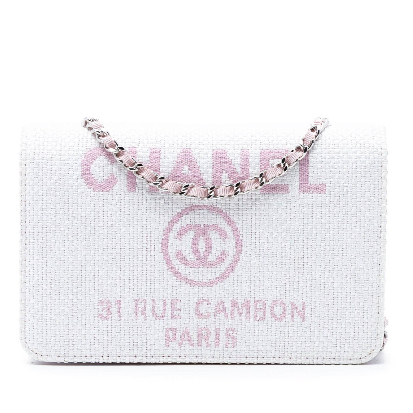 Chanel Canvas Deauville Wallet On Chain