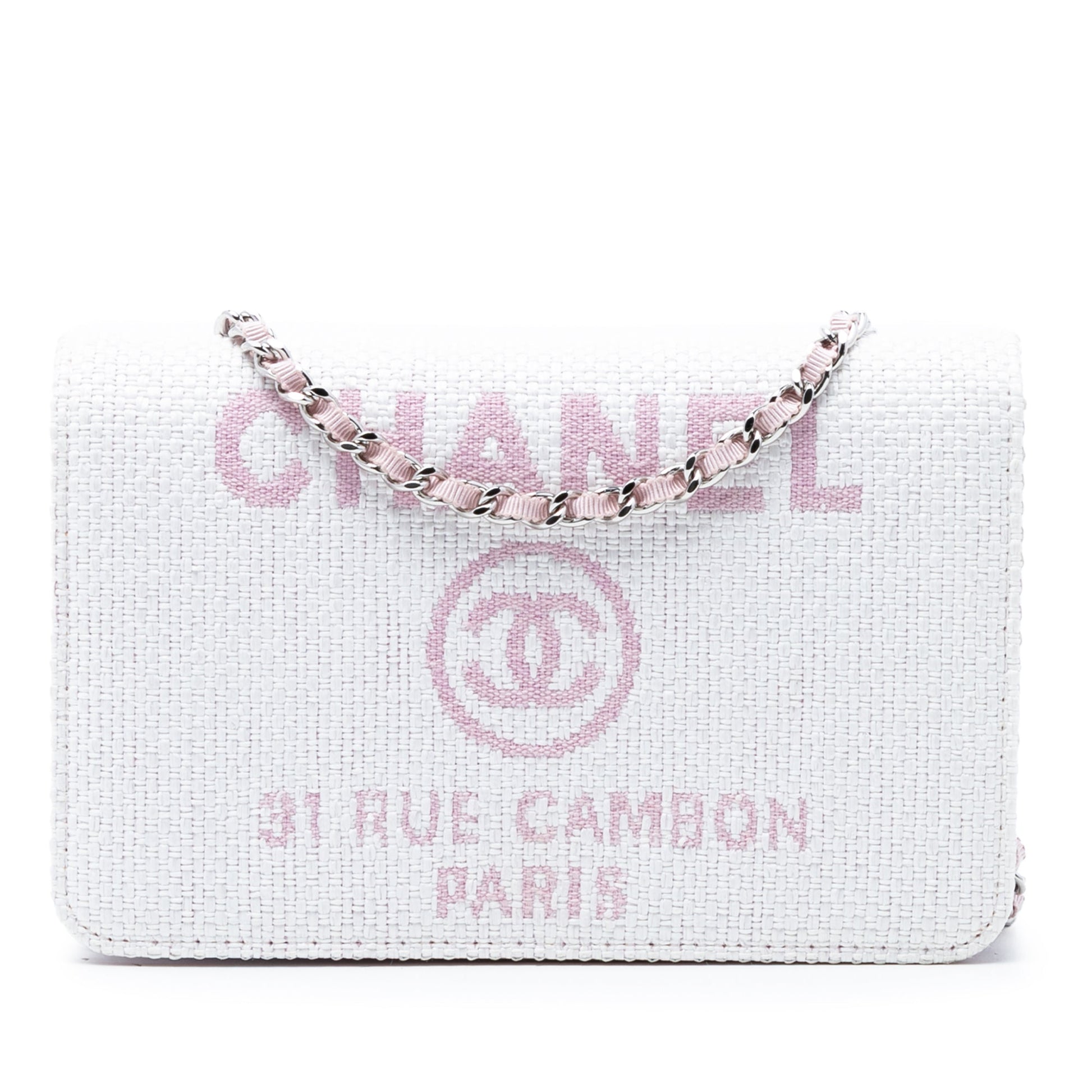 Chanel Canvas Deauville Wallet On Chain