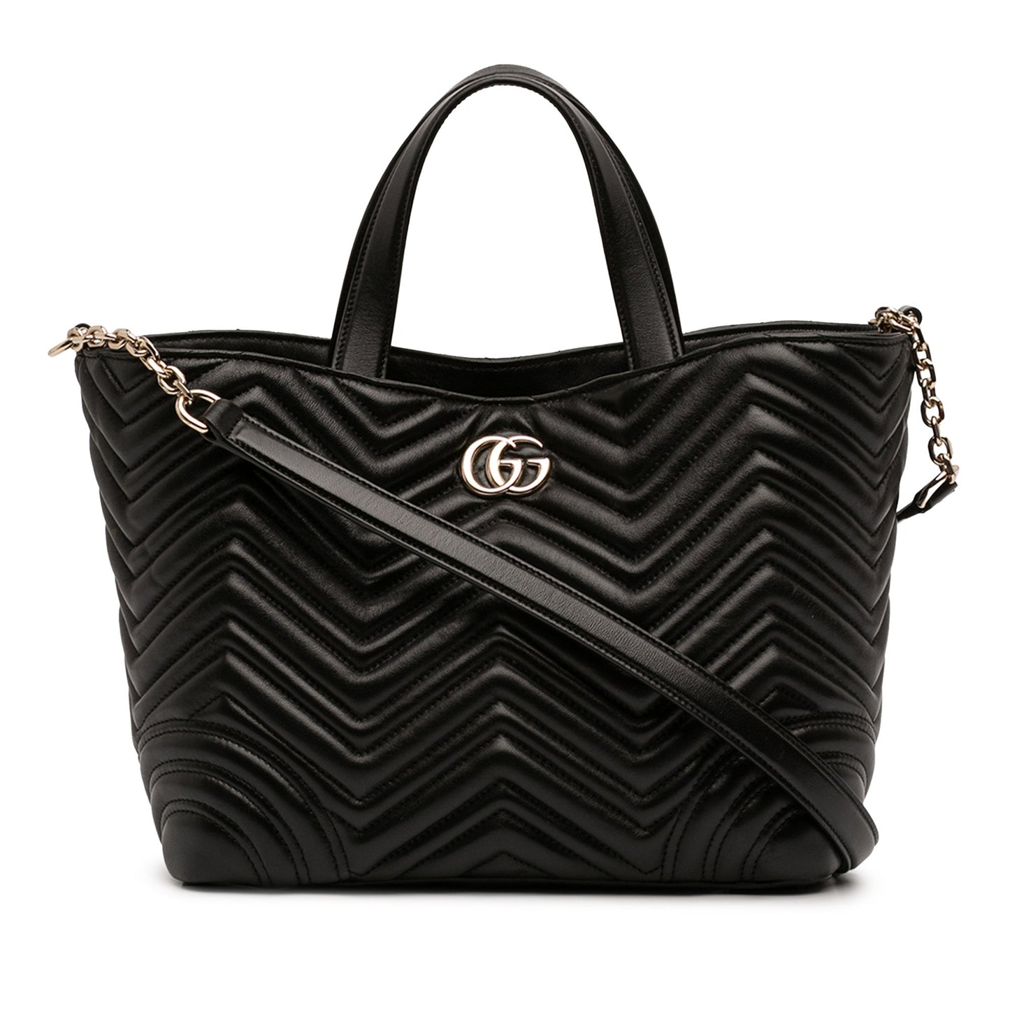 Gucci Medium GG Marmont Matelasse Calfskin Betty Tote
