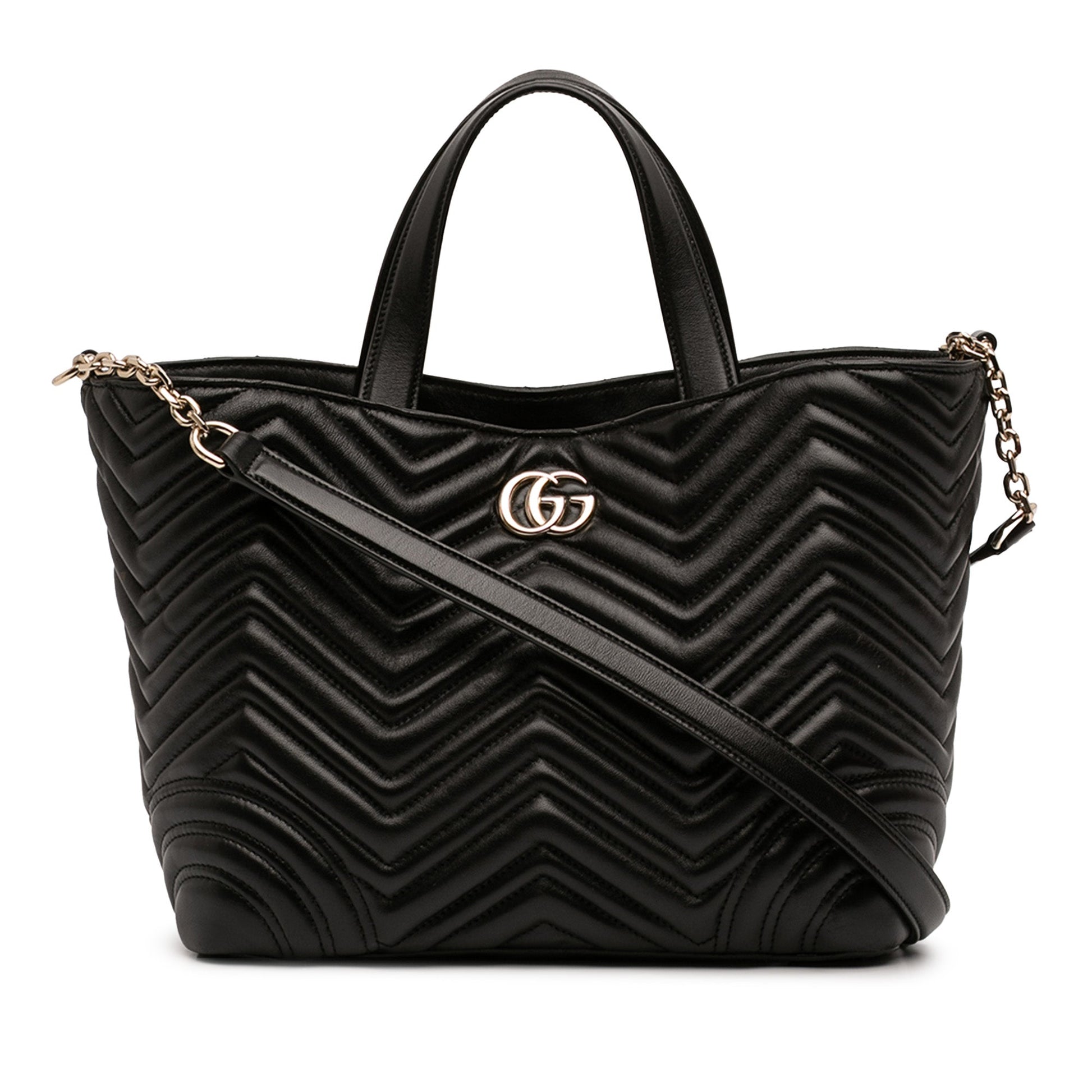 Gucci Medium GG Marmont Matelasse Calfskin Betty Tote