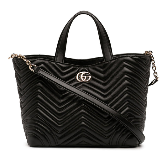 Gucci Medium GG Marmont Matelasse Calfskin Betty Tote