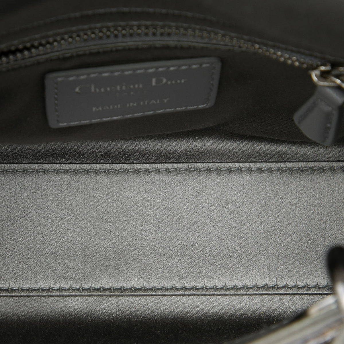 Dior Mini Satin Cannage Crystal Embellished Lady Dior