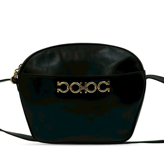 Ferragamo Leather Gancini Crossbody