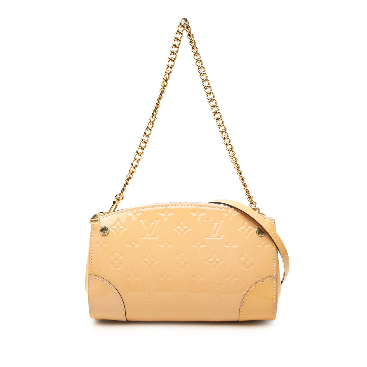 Louis Vuitton Monogram Vernis Santa Monica — Beige
