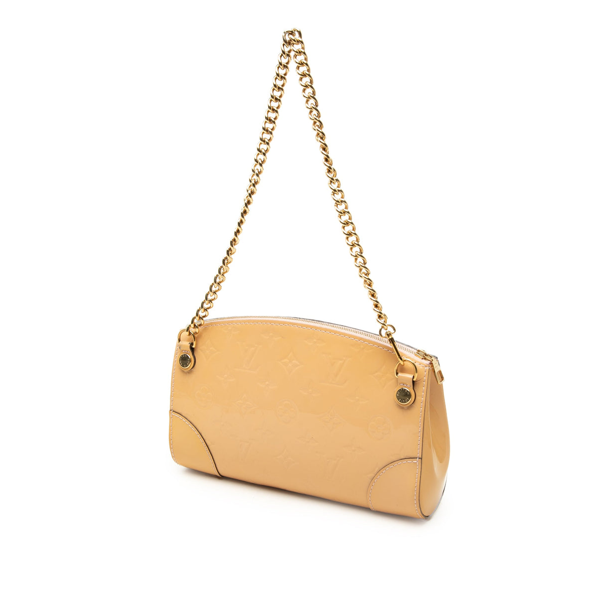 Louis Vuitton Monogram Vernis Santa Monica — Beige