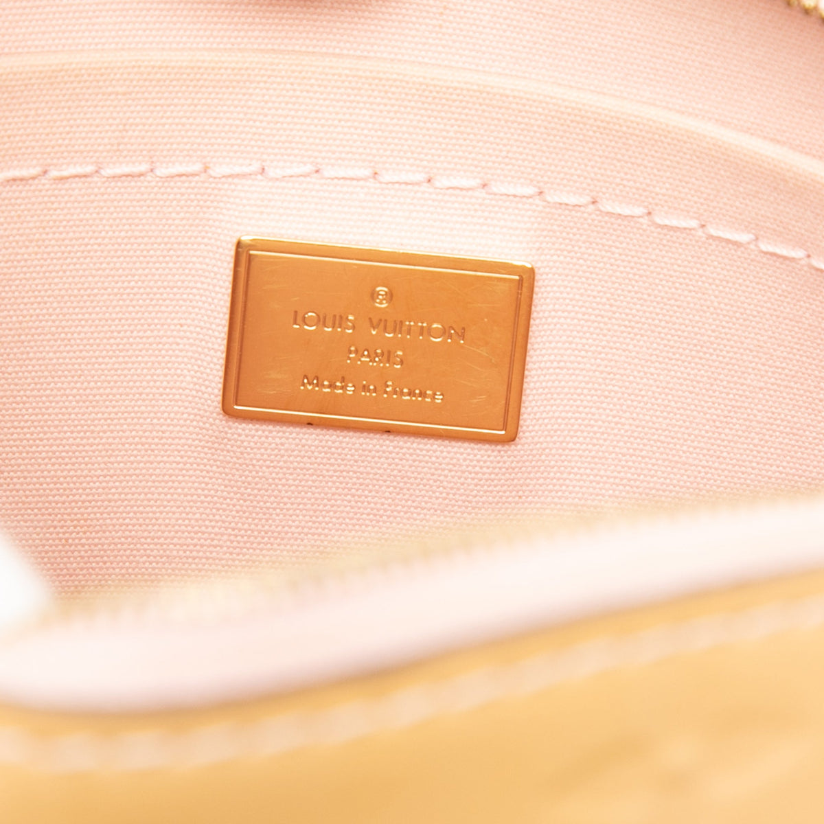 Louis Vuitton Monogram Vernis Santa Monica — Beige