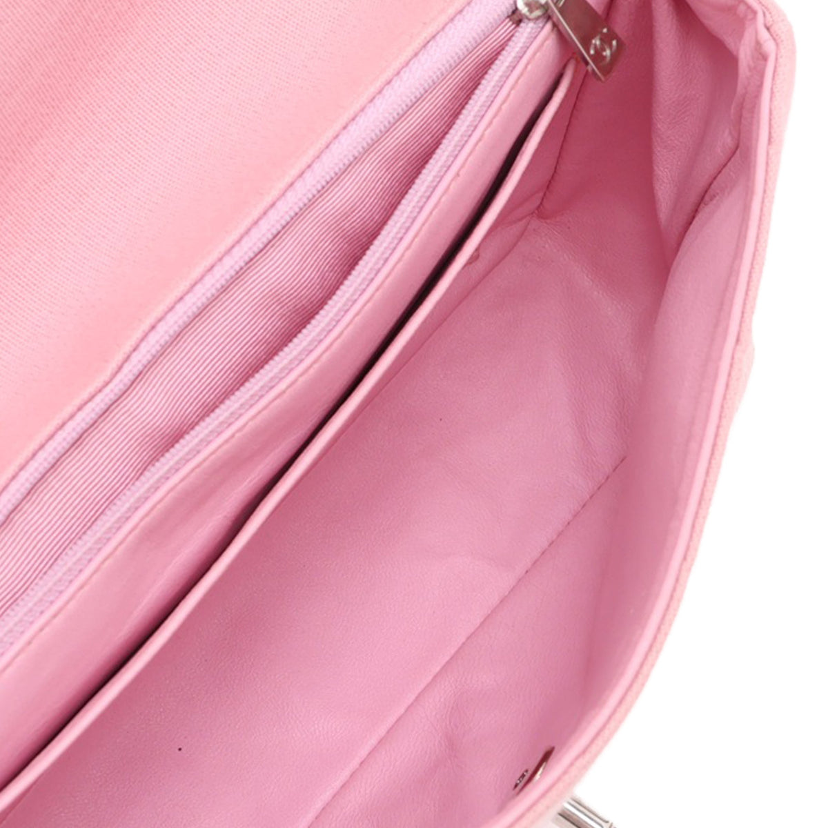 Chanel Medium Classic Jersey Single Flap — Pink