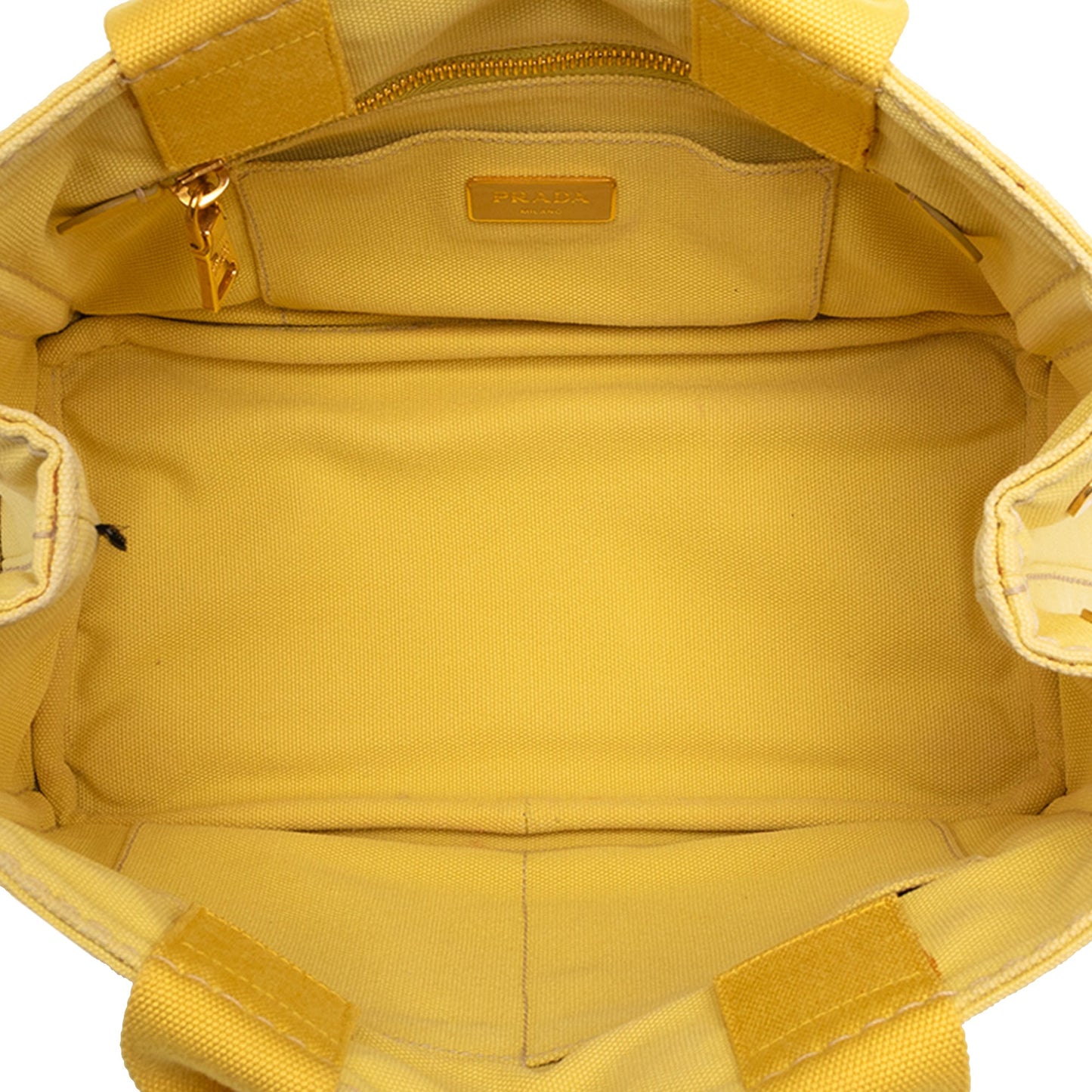 Prada Small Canvas Canapa Logo Satchel