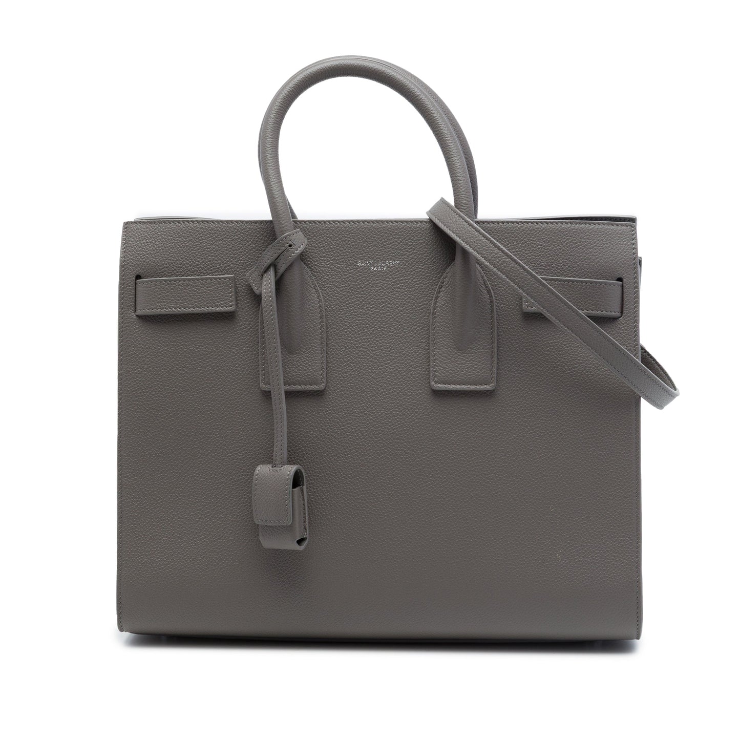 Saint Laurent Small Grained Calfskin Sac De Jour Satchel