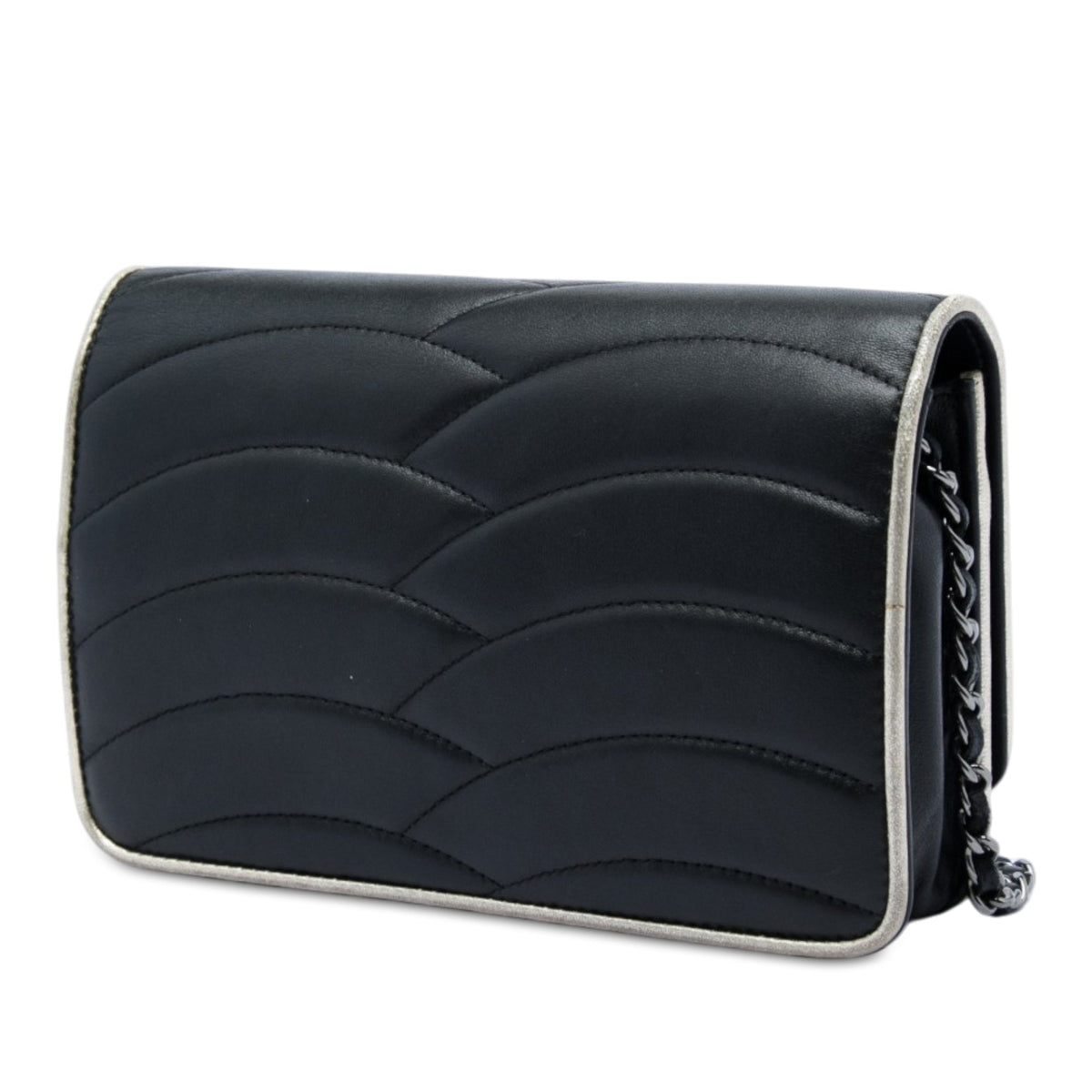 Chanel Lambskin Pagoda Wallet On Chain