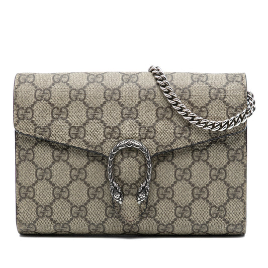 Gucci GG Supreme Dionysus Wallet on Chain
