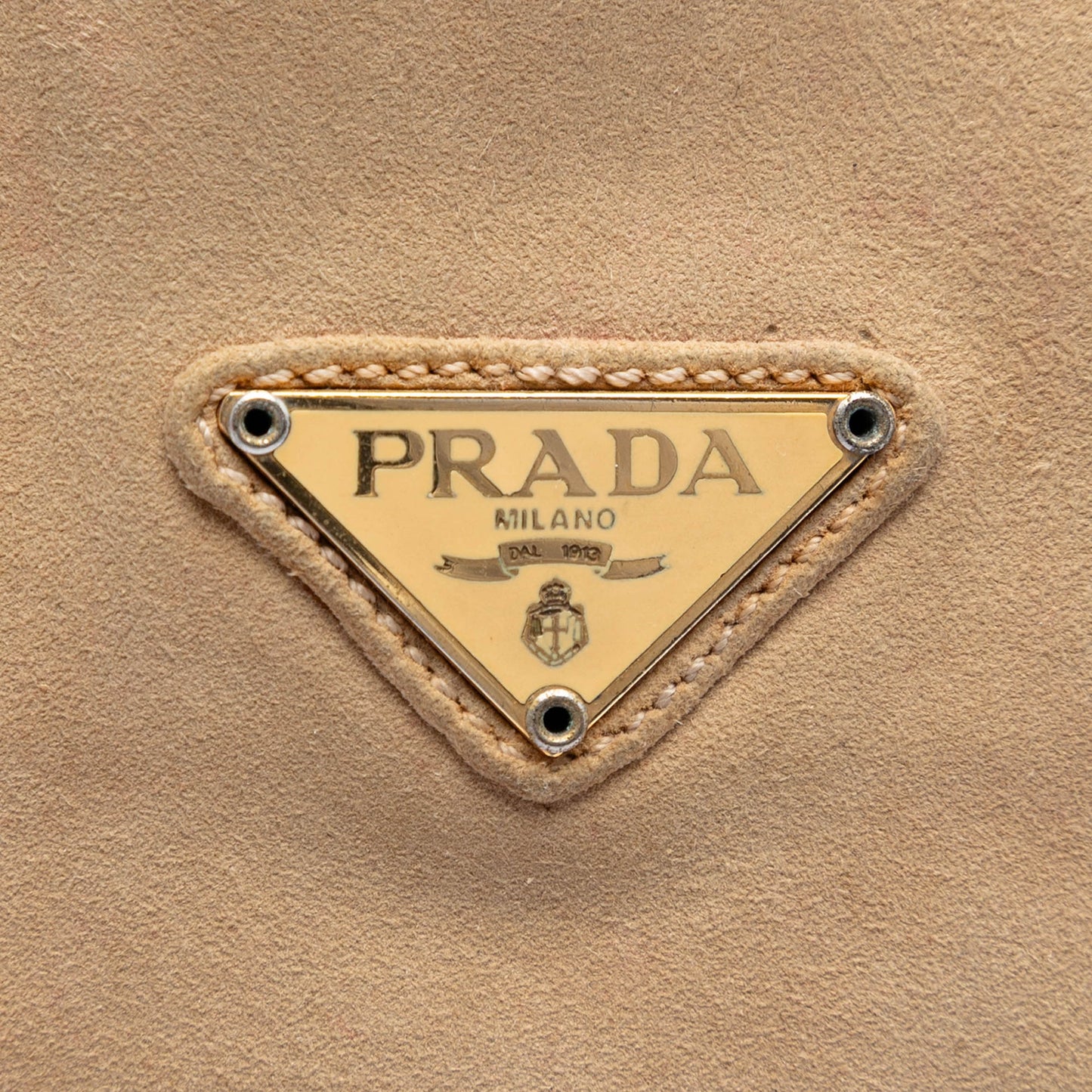 Prada Suede Chain Shoulder Bag