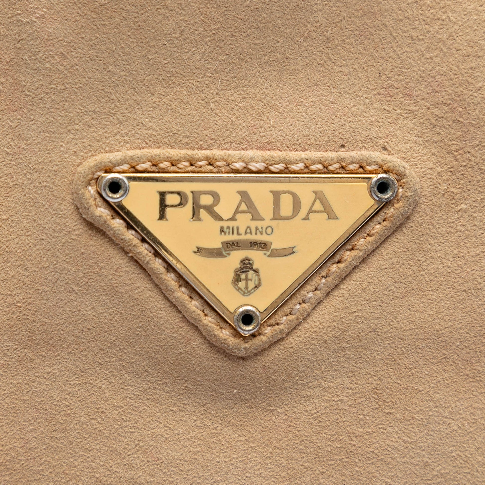 Prada Suede Chain Shoulder Bag