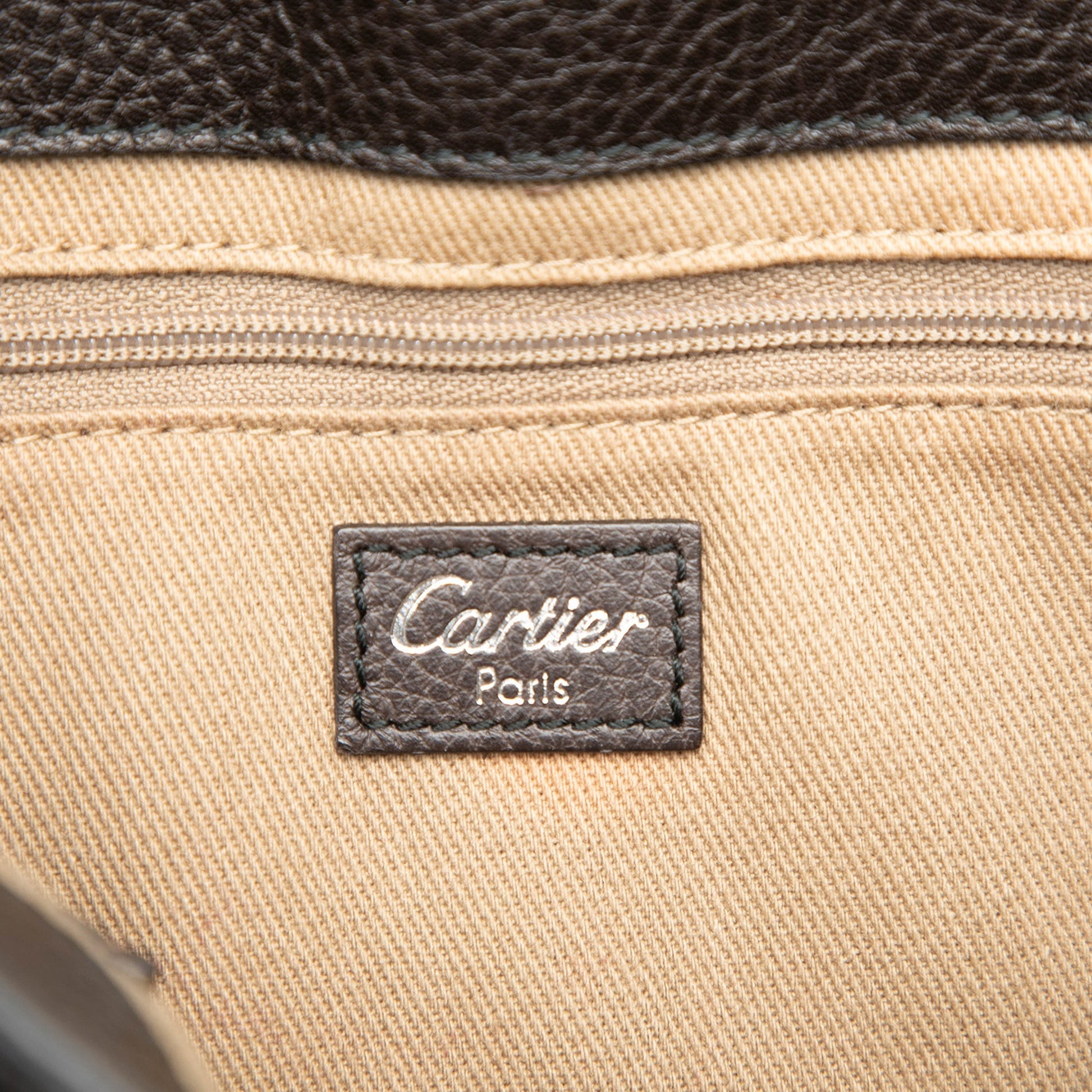 Cartier Leather Marcello Messenger Bag