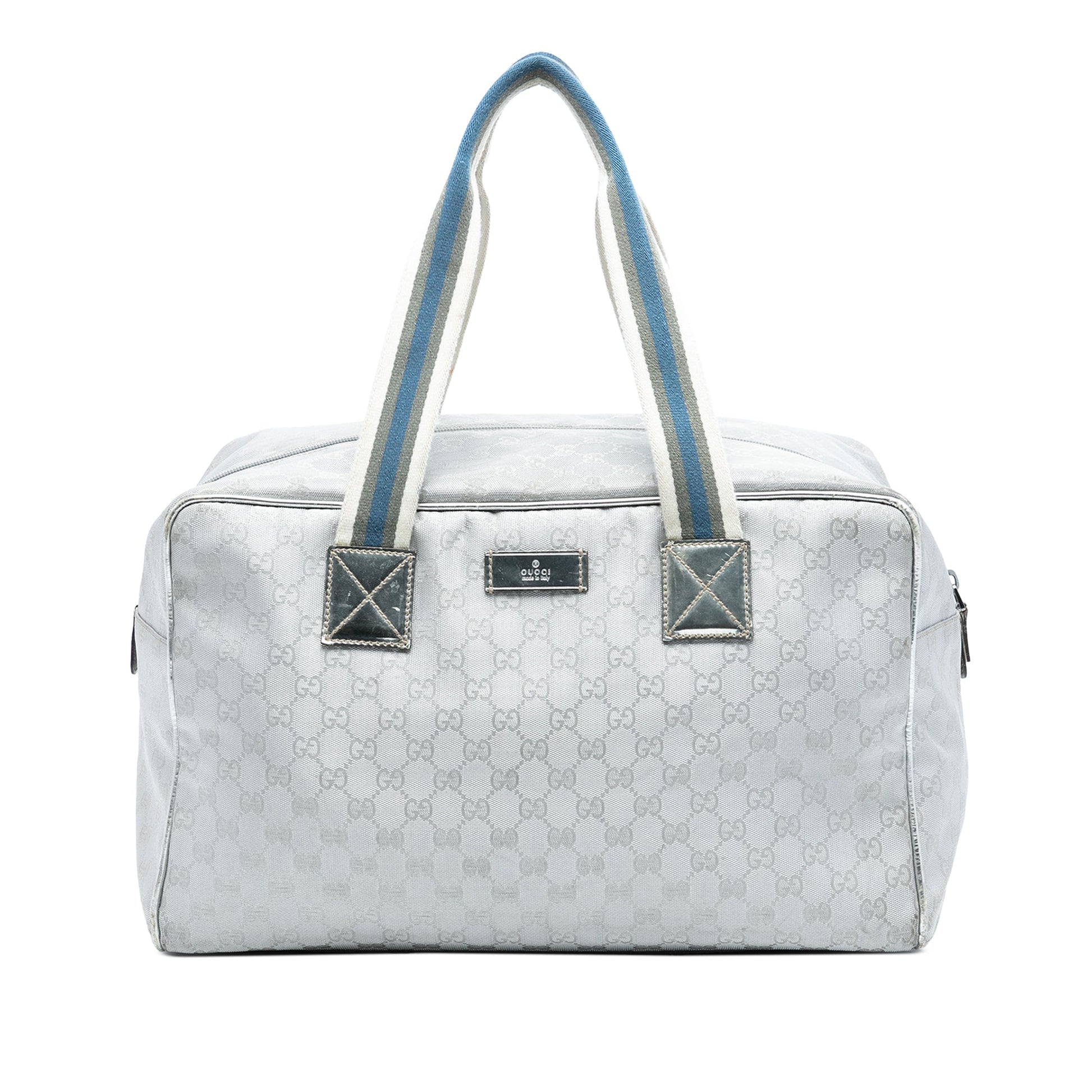 Gucci GG Canvas Web Travel Bag