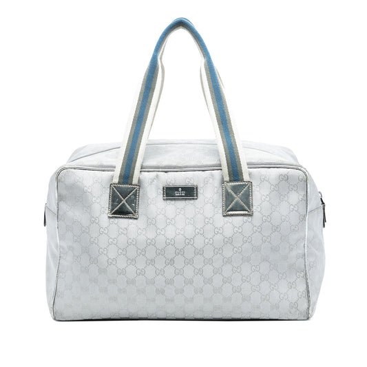 Gucci GG Canvas Web Travel Bag